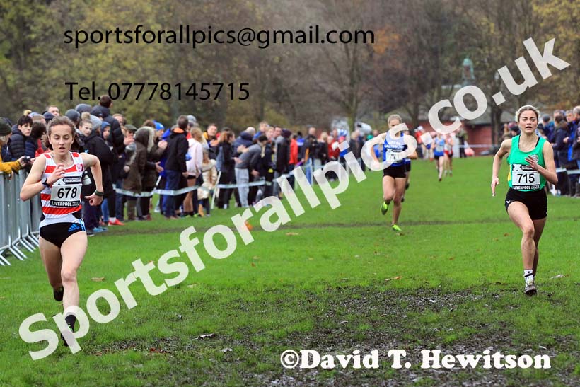 Women Under-17s and Junior Women, 2022 British Athletics Cross Challenge, Sefton Park, Liverpool.  Photo: David T. Hewitson/Sports for All Pics
